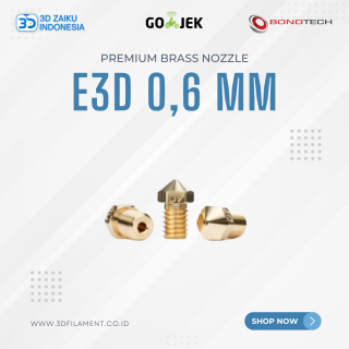 Original Bondtech E3D Premium Brass Nozzle 0,6 mm